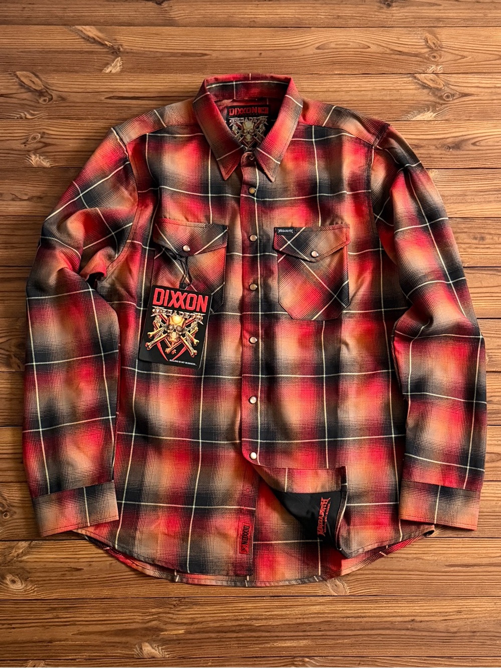 Dixxon x Megadeth Killing Is My Business Men’s Long Sleeve Shirt NWT